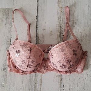Dream Angels Rose Gold Lace Demi Bra